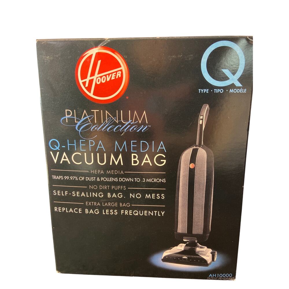 Hoover Platinum Q Hepa vacuum bags AG10000